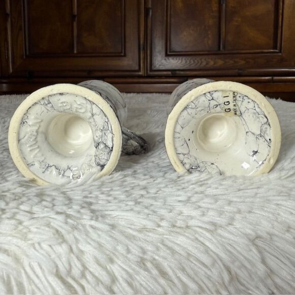 NWOT Set of 2 Marble Design Irish Coffee Cappuccino Latte Mugs - Picture 11 of 14